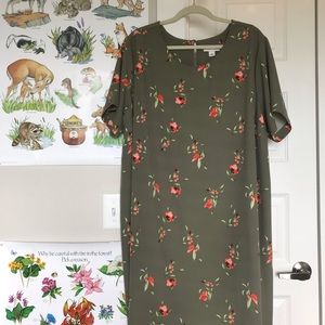 Green Floral Dress